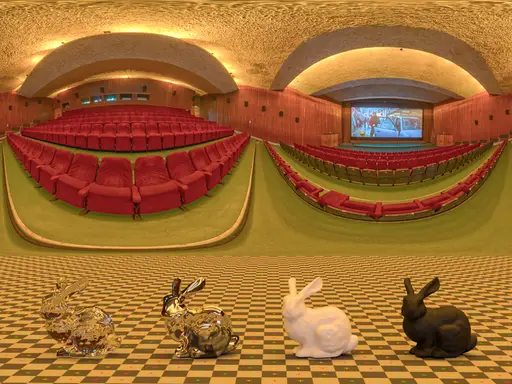 Poly haven - Movie Theater Interior