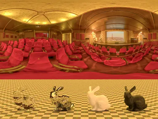 Poly haven - Theater With Red Chairs